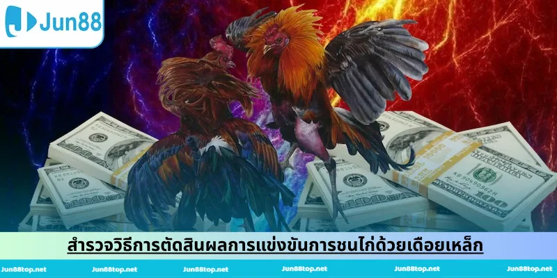 สำรวจวิธีการตัดสินผลการแข่งขันการชนไก่ด้วยเดือยเหล็ก